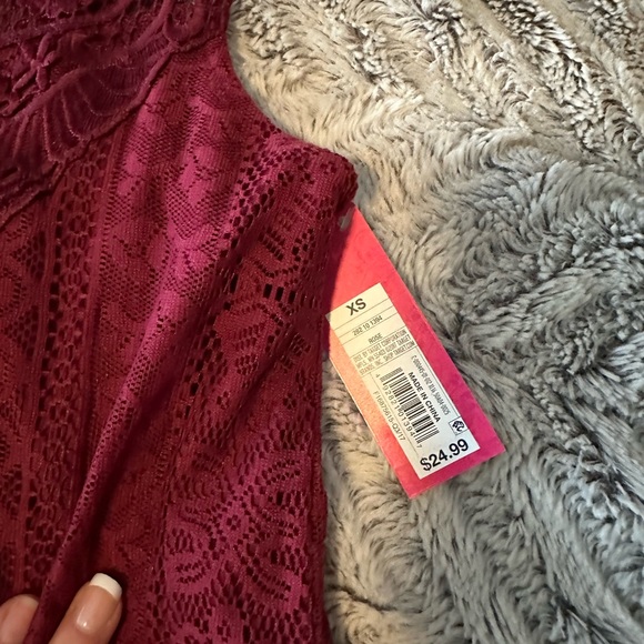 Maroon beach dress - Picture 4 of 4